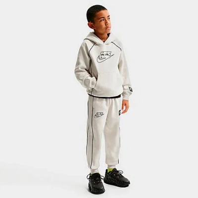 Nike Big Kids Air Fleece Jogger Pants In Gray