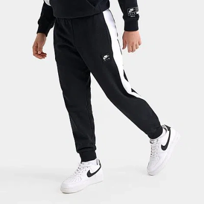 Nike Big Kids' Air Fleece Joggers Pants In Black