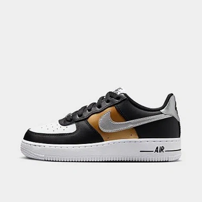 Nike Kids'  Shoes In Black/metallic Silver/white