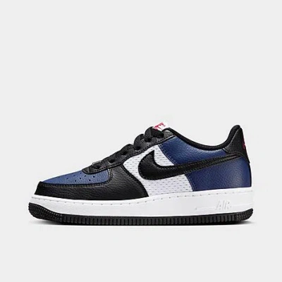 Nike Big Kids' Air Force 1 Low Casual Shoes In Midnight Navy/white/university Red/black