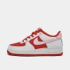 Nike Girls   Air Force 1 Vd In Summit White/pink Foam/light Crimson