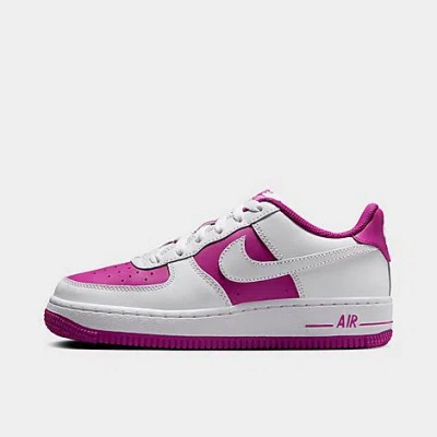 Nike Kids'  Shoes In White/hot Fuchsia