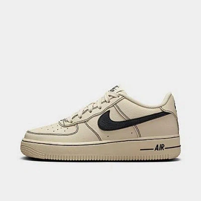 Nike Big Kids' Air Force 1 Lv8 Casual Shoes In Light Khaki/black