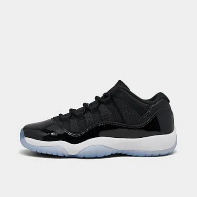 Nike Big Kids' Air Jordan Retro 11 Low Basketball Shoes In Black/white/varsity Royal