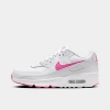 Nike Big Kids' Air Max 90 Casual Shoes (1y-7y) In White/laser Fuchsia