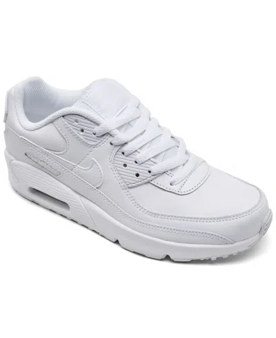 Nike Big Kids Air Max 90 Ltr Casual Sneakers From Finish Line In White