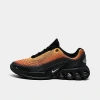 Nike Big Kids' Air Max Dn Casual Shoes In Black/light Smoke Grey/laser Orange