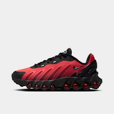 Nike Big Kids' Air Max Dn8 Casual Shoes In Black/university Red/bright Crimson/black