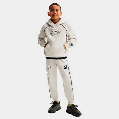 Nike Big Kids Air Pullover Hoodie In White