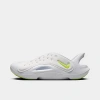 Nike Aqua Swoosh Little Kids' Sandals In White/pure Platinum/volt