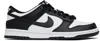 Nike Big Kids Black & White Dunk Low Sneakers In Cw1590-100