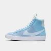 Nike Blazer Mid '77 Se D Big Kids' Shoes In Psychic Blue/sail/beach/blue Tint