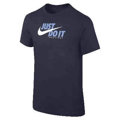 Nike Big Kids' (boys') Lacrosse T-shirt In Blue