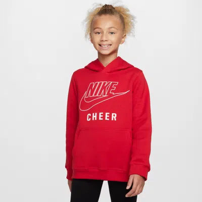 Nike Big Kids' Cheer Pullover Hoodie In Red