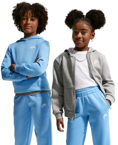 Nike Big Kids Club Fleece Jogger Pants In Blue