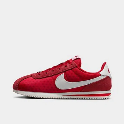 Nike Big Kids' Cortez Valentine's Day Casual Shoes In Light Crimson/fire Red/dark Team Red/summit White