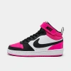 Nike Big Kids' Court Borough Mid 2 Casual Shoes Size 7 Leather