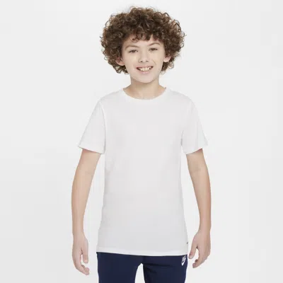 Nike Big Kids' Crew Undershirts (2-pack) In White