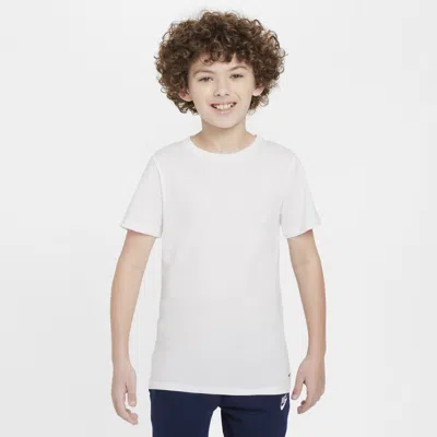 Nike Big Kids' Crew Undershirt (2-pack) In White