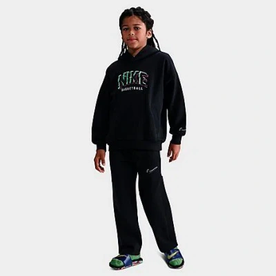 Nike Big Kids Culture Of Basketball Glitch Fleece Pants In Black