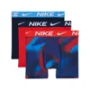 Nike Big Kids' Dri-fit Micro Print Boxer Briefs (3-pack) In Blue