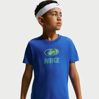 Nike Big Kids' Dri-fit T-shirt In Blue