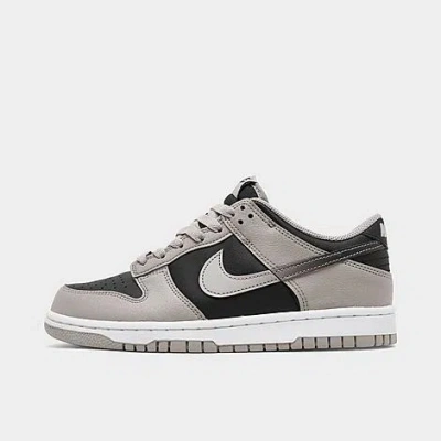 Nike Big Kids' Dunk Low Casual Shoes In College Grey/black/white
