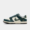 Nike Girls  Dunk Low In Deep Jungle/pale Ivory/vintage Green