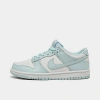 Nike Big Kids' Dunk Low Casual Shoes In White/glacier Blue