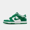 Nike Big Kids' Dunk Low Casual Shoes In White/malachite