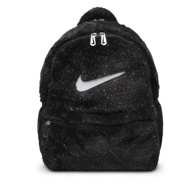 Nike Big Kids' Faux Fur Backpack (11l) In Black