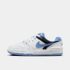 Nike Big Kids' Full Force Low Casual Shoes In White/black/team Orange/polar