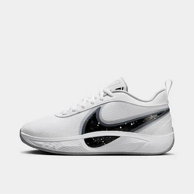 Nike Big Kids' Giannis Freak 6 Basketball Shoes In White/black/wolf Grey