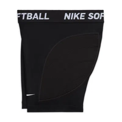 Nike Big Kids' (girls') Dri-fit Softball Slider Shorts In Black