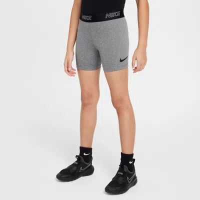 Nike Big Kids' (girls') Shorts In Gray