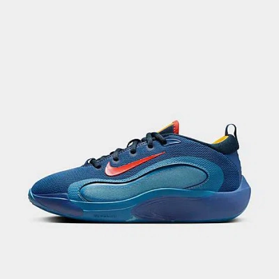 Nike Big Kids' Isofly Basketball Shoes In Mystic Navy/armory Navy/aegean Storm/cosmic Clay