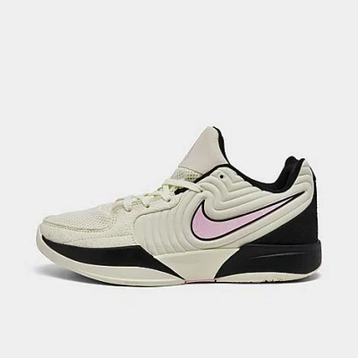 Nike Big Kids' Ja 2 Basketball Shoes In Coconut Milk/pink Foam/black