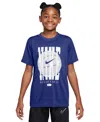 Nike Big Kids Legend Dri-fit Training T-shirt In Blue