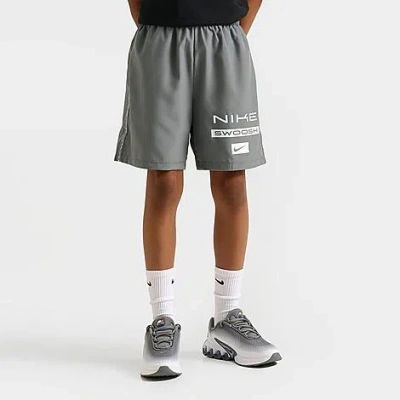 Nike Big Kids Multi Dri-fit Woven Shorts In Gray