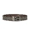 Nike Big Kids' Reversible Double-row Stitch Belt In Black