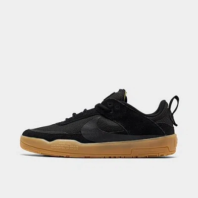 Nike Big Kids' Sb Day One Skate Shoes In Black/gum Light Brown/white/black