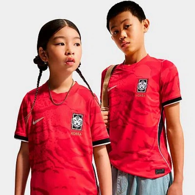 Nike Big Kids South Korea 26 Stadium Home Dri-fit Replica Soccer Jersey In Red