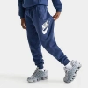 Nike Big Kids Sportswear Club Fleece Foil Jogger Pants In Blue
