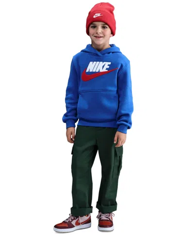 Nike Big Kids Sportswear Club Fleece Hoodie In Blue