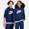 Nike Big Kids' Sportswear Club Fleece Pullover Hoodie In Blue