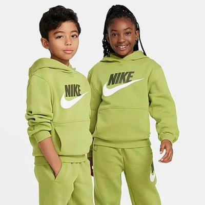 Nike Big Kids' Sportswear Club Fleece Pullover Hoodie In Green