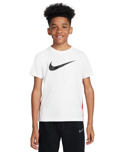 NIKE BIG KIDS SPORTSWEAR COTTON LOGO GRAPHIC T-SHIRT