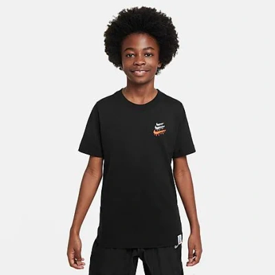 Nike Big Kids' Sportswear Ice Cream Truck T-shirt In Black