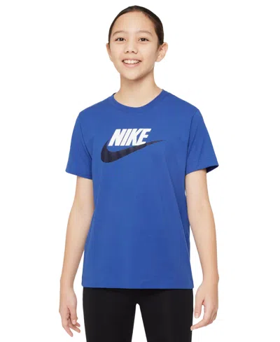 Nike Big Kids Sportswear Logo Graphic T-shirt In Game Royal