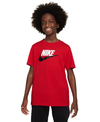 Nike Big Kids Sportswear Logo Graphic T-shirt In University Red